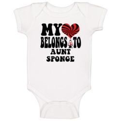 My Heart Belongs To Aunt Sponge Favorite Novel Character Baby One Piec My Heart Belongs To Aunt Sponge Favorite Novel Character Baby One Piec