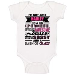 Not Just Hadley Wonderful Awesome Custom Name Mothers Day Baby One Pie Not Just Hadley Wonderful Awesome Custom Name Mothers Day Baby One Pie