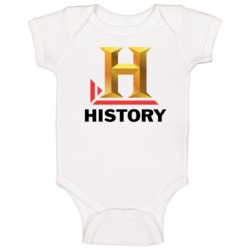 History Channel Cool Tv Television Station Logo Baby One Piece History Channel Cool Tv Television Station Logo Baby One Piece