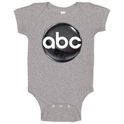 Abc Tv Channel Cool Television Station Logo Baby One Piece Abc Tv Channel Cool Television Station Logo Baby One Piece
