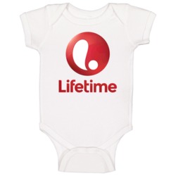 Lifetime Tv Channel Cool Television Station Logo Baby One Piece Lifetime Tv Channel Cool Television Station Logo Baby One Piece