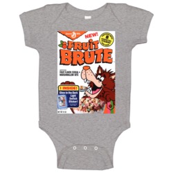 Fruit Brute Retro 80s Cereal Baby One Piece Fruit Brute Retro 80s Cereal Baby One Piece