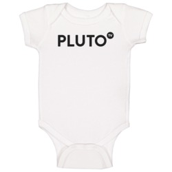Pluto Tv Channel Cool Television Station Logo Baby One Piece Pluto Tv Channel Cool Television Station Logo Baby One Piece