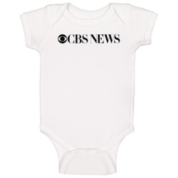 Cbs News Tv Channel Cool Television Station Logo Baby One Piece Cbs News Tv Channel Cool Television Station Logo Baby One Piece
