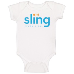 Sling Television Station Cool Tv Program Logo Baby One Piece Sling Television Station Cool Tv Program Logo Baby One Piece