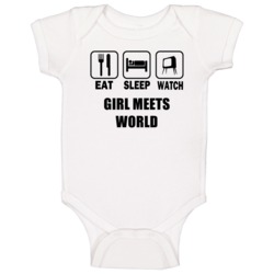 Eat Sleep Watch Girl Meets World Trending Tv Show T Baby One Piece Eat Sleep Watch Girl Meets World Trending Tv Show T Baby One Piece