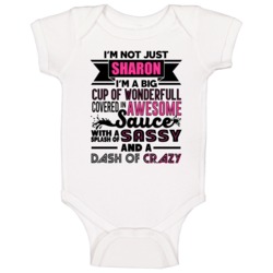 Not Just Sharon Wonderful Awesome Custom Name Mothers Day Baby One Pie Not Just Sharon Wonderful Awesome Custom Name Mothers Day Baby One Pie