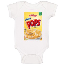 Corn Pops 90s Cereal Baby One Piece Corn Pops 90s Cereal Baby One Piece