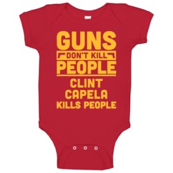 Guns Don't Kill People Clint Capela Houston Basketball Baby One Piece Guns Don't Kill People Clint Capela Houston Basketball Baby One Piece