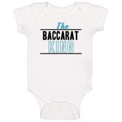 The Baccarat King Card Games Baby One Piece The Baccarat King Card Games Baby One Piece