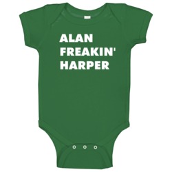 Alan Freakin' Harper Two And A Half Men Tv Character Baby One Piece Alan Freakin' Harper Two And A Half Men Tv Character Baby One Piece