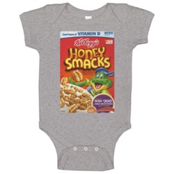 Honey Smacks 90s Cereal Baby One Piece Honey Smacks 90s Cereal Baby One Piece