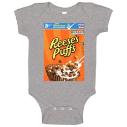 Reeses Puffs Cereal Baby One Piece Reeses Puffs Cereal Baby One Piece