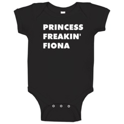 Princess Freakin' Fiona Shrek The Halls Tv Character Baby One Piece Princess Freakin' Fiona Shrek The Halls Tv Character Baby One Piece