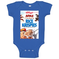 Apple Cinnamon Rice Krispies 90s Cereal Baby One Piece Apple Cinnamon Rice Krispies 90s Cereal Baby One Piece
