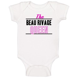 The Beau Rivage Queen Gambling Baby One Piece The Beau Rivage Queen Gambling Baby One Piece
