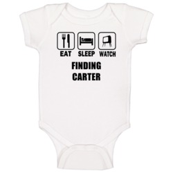 Eat Sleep Watch Finding Carter Trending Tv Show T Baby One Piece Eat Sleep Watch Finding Carter Trending Tv Show T Baby One Piece