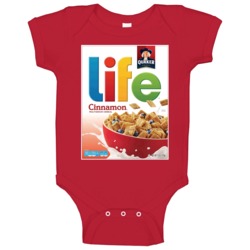 Life Cinnamon 90s Cereal Baby One Piece Life Cinnamon 90s Cereal Baby One Piece