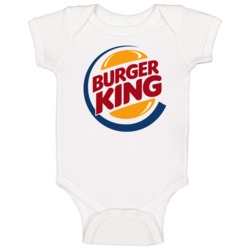 Burger King Fast Food Logo Baby One Piece Burger King Fast Food Logo Baby One Piece