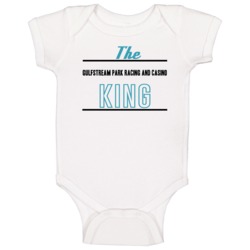 The Gulfstream Park Racing And Casino King Gambling Baby One Piece The Gulfstream Park Racing And Casino King Gambling Baby One Piece