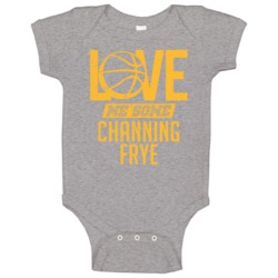 Love Me Some Channing Frye Cleveland Basketball Baby One Piece Love Me Some Channing Frye Cleveland Basketball Baby One Piece