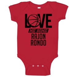 Love Me Some Rajon Rondo Chicago Basketball Baby One Piece Love Me Some Rajon Rondo Chicago Basketball Baby One Piece