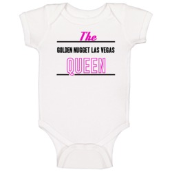 The Golden Nugget Las Vegas Queen Gambling Baby One Piece The Golden Nugget Las Vegas Queen Gambling Baby One Piece