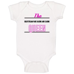 The Gulfstream Park Racing And Casino Queen Gambling Baby One Piece The Gulfstream Park Racing And Casino Queen Gambling Baby One Piece