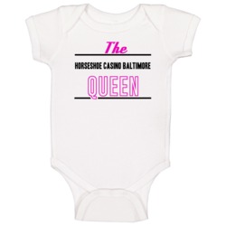 The Horseshoe Casino Baltimore Queen Gambling Baby One Piece The Horseshoe Casino Baltimore Queen Gambling Baby One Piece