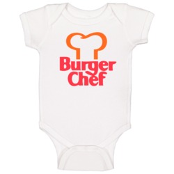 Burger Chef Fast Food Logo Baby One Piece Burger Chef Fast Food Logo Baby One Piece