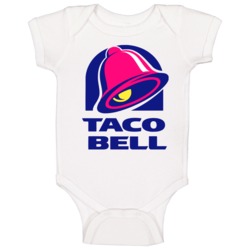 Taco Bell Logo Baby One Piece