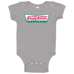 Krispy Kreme Doughnuts Logo Baby One Piece Krispy Kreme Doughnuts Logo Baby One Piece