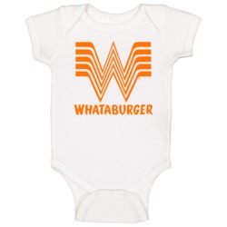Whataburger Fast Food Logo Baby One Piece Whataburger Fast Food Logo Baby One Piece
