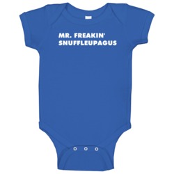 Mr Freakin' Snuffleupagus Sesame Street Tv Character Baby One Piece Mr Freakin' Snuffleupagus Sesame Street Tv Character Baby One Piece