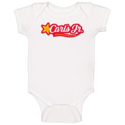 Carls Jr Fast Food Logo Baby One Piece Carls Jr Fast Food Logo Baby One Piece
