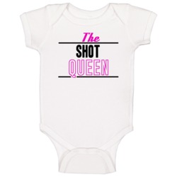 The Shot Queen Gambling Terms Baby One Piece The Shot Queen Gambling Terms Baby One Piece