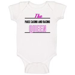 The Parx Casino And Racing Queen Gambling Baby One Piece The Parx Casino And Racing Queen Gambling Baby One Piece