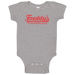 Freddys Steakburgers Logo Baby One Piece Freddys Steakburgers Logo Baby One Piece