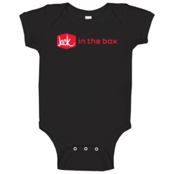 Jack In The Box Fast Food Logo Baby One Piece Jack In The Box Fast Food Logo Baby One Piece
