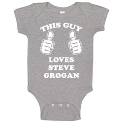 Steve Grogan Kansas Sports This Guy Loves Baby One Piece Steve Grogan Kansas Sports This Guy Loves Baby One Piece