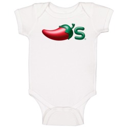 Chilis Fast Food Logo Baby One Piece Chilis Fast Food Logo Baby One Piece