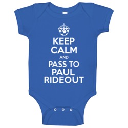 Keep Calm And Pass To Paul Rideout Everton Player Baby One Piece Keep Calm And Pass To Paul Rideout Everton Player Baby One Piece