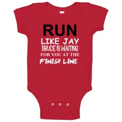 Jay Bruce Sports Run Love Baby One Piece Jay Bruce Sports Run Love Baby One Piece