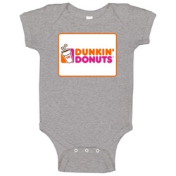Dunkin Donuts Logo Baby One Piece Dunkin Donuts Logo Baby One Piece