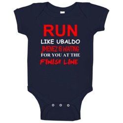 Ubaldo Jimenez Sports Run Love Baby One Piece Ubaldo Jimenez Sports Run Love Baby One Piece