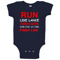 Lance Parrish Sports Run Love Baby One Piece Lance Parrish Sports Run Love Baby One Piece