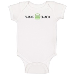 Shake Shack New York Burger Restaurant Logo Baby One Piece Shake Shack New York Burger Restaurant Logo Baby One Piece