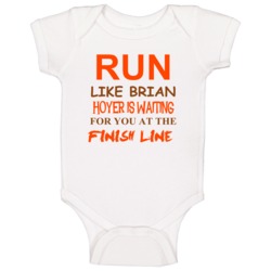 Brian Hoyer Sports Run Loves Baby One Piece Brian Hoyer Sports Run Loves Baby One Piece