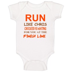 Chris Crocker Sports Run Loves Baby One Piece Chris Crocker Sports Run Loves Baby One Piece