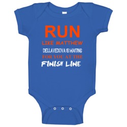 Matthew Dellavedova Sports Run Loves Baby One Piece Matthew Dellavedova Sports Run Loves Baby One Piece